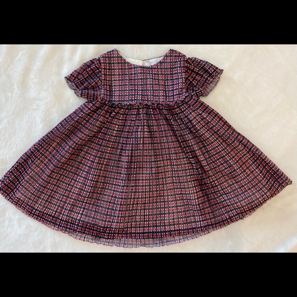 First Impressions Other - Vintage style checkered shirt sleeved dress